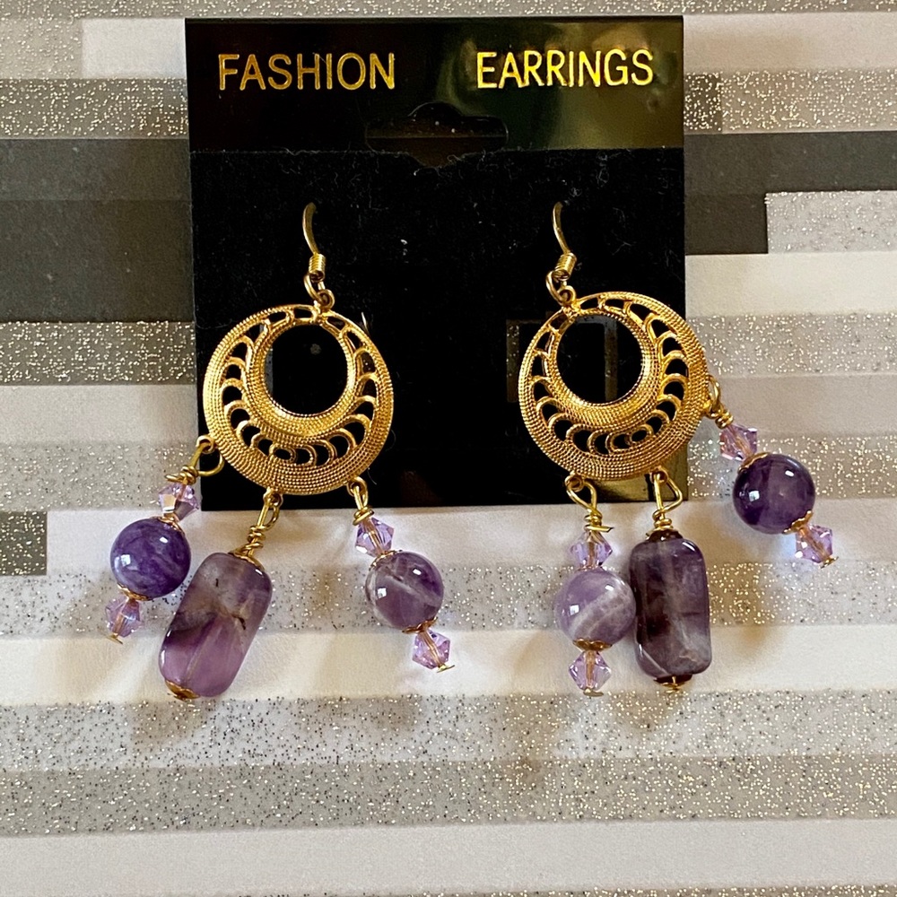 Artisan earrings 🖤 - Picture 2 of 3